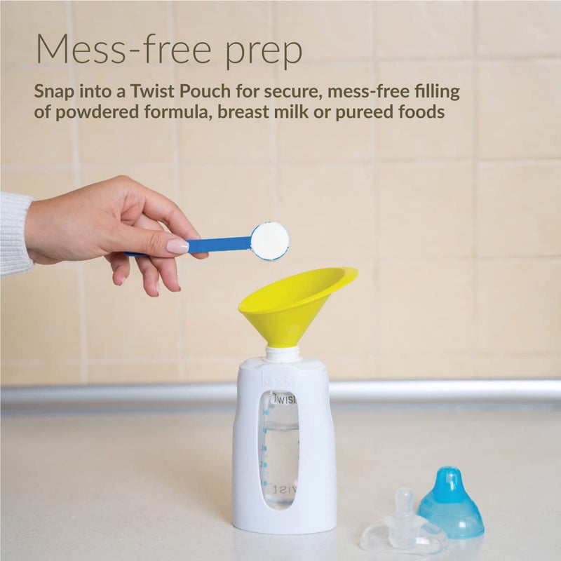 Kiinde Twist Pouch System 2-Piece Funnel Set for Breast Milk, Formula, Baby Food - Image 3